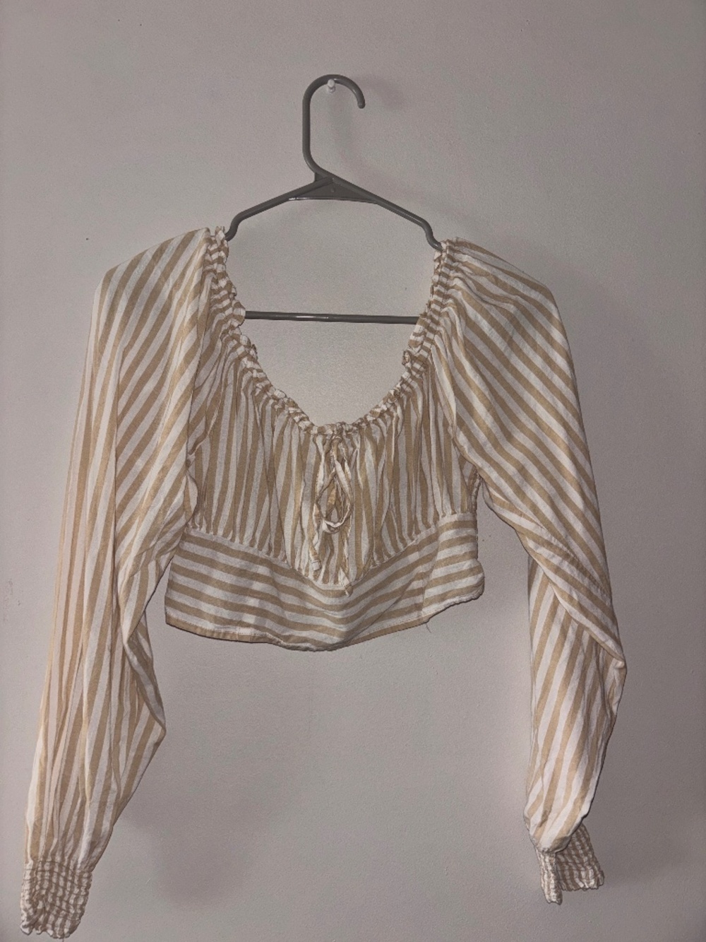 Cropped Aerie Long Sleeve Shirt